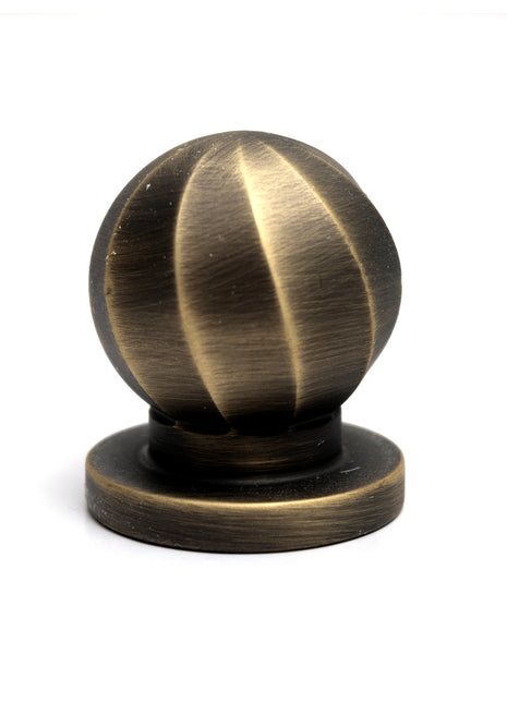 Round Antique Brass Cabinet Knobs Aluminium Drawer Knobs