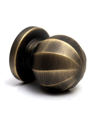 Round Antique Brass Cabinet Knobs Aluminium Drawer Knobs
