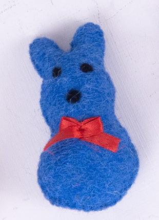 Rabbit Bunny Face Set Wool Felt – 8–10 cm Handmade Décor
