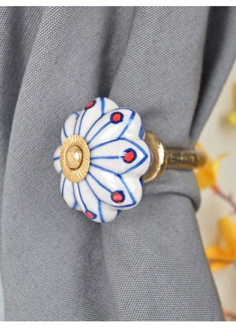 Curtain Tie Backs Hook Decorative Wall Hook- Multi design (Set of Two)