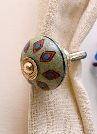 Curtain Tie Backs Hook Decorative Wall Hook- (Set of Two)