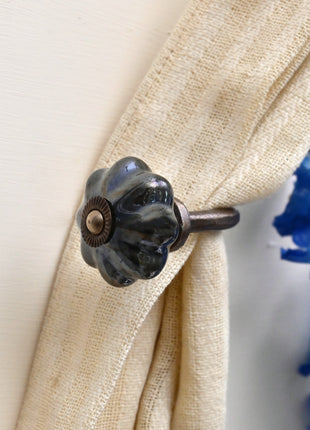 Curtain Tie Backs Hook Decorative Wall Hook- (Set of Two)