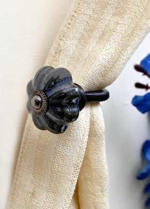 Curtain Tie Backs Hook Decorative Wall Hook- (Set of Two)