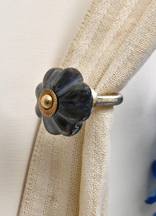 Curtain Tie Backs Hook Decorative Wall Hook- (Set of Two)