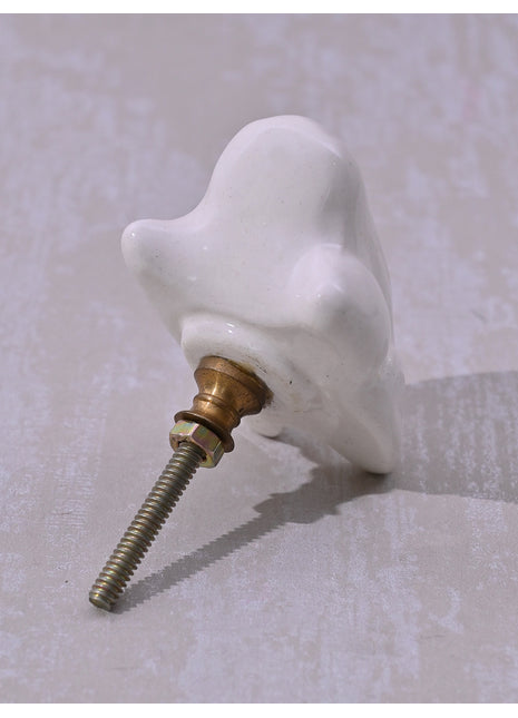 Kids Frog Design Ceramic Cabinet Knob