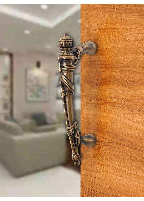 Brass Door Handle Vintage Style Cabinet Pulls - Pure Brass Furniture Hardware for Home Decor & Renovation