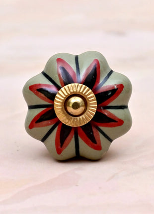 Multicolor Ceramic Door Knob