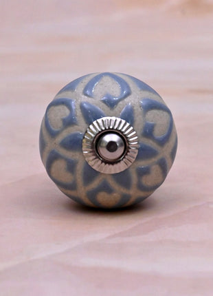Light Blue Ceramic Door Knob