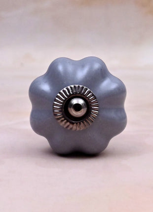 Gray Ceramic Door Knob