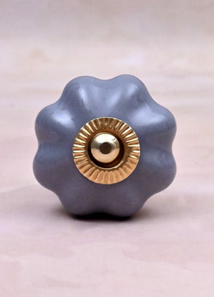 Gray Ceramic Door Knob