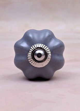 Gray Ceramic Door Knob