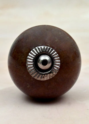 Brown Ceramic Door Knob