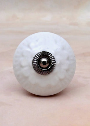 White Ceramic Door Knob