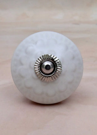White Ceramic Door Knob