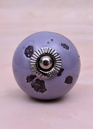 Mottled Lavender Purple Ceramic Door Knob