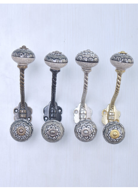 Unique Round Dresser Cabinet Knob With Metal Wall Hanger