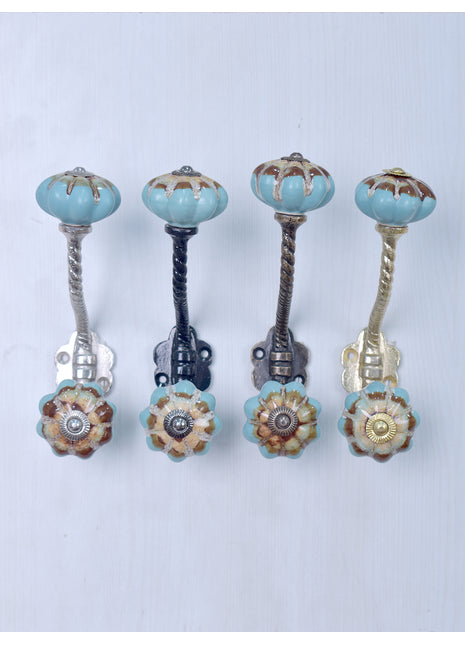 Unique Multicolor Melon Cabinet Knob With Metal Wall Hanger