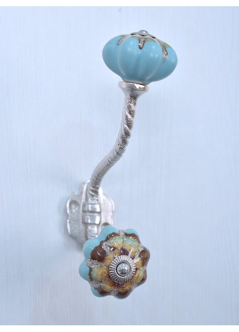 Unique Multicolor Melon Cabinet Knob With Metal Wall Hanger