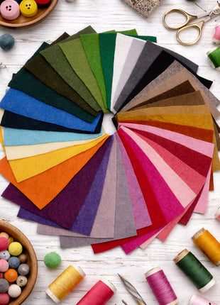 Wool Felt Sheets 8” x 12” – Premium Natural Felt for Crafts (Pack of 1 Sheet)