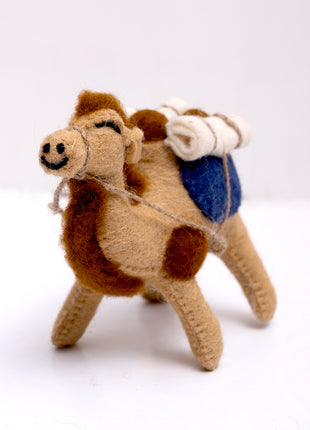 Wool Felt Decorative Camel – Handmade Artisan Home Decor ( 1 Pair)