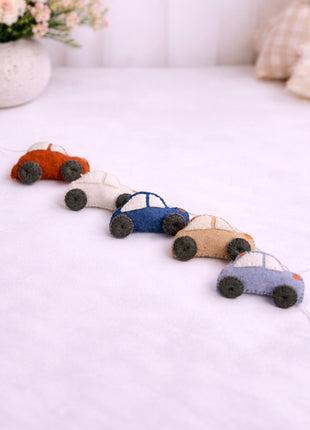 Car Wool Felt Garland  Home Decor