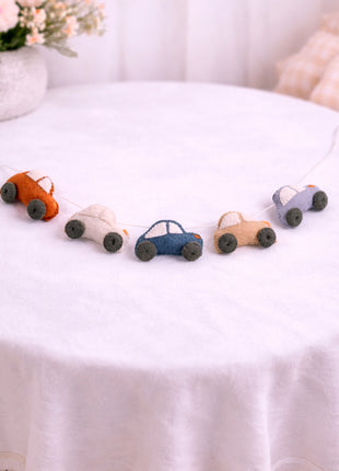 Car Wool Felt Garland  Home Decor