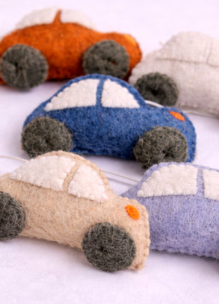 Car Wool Felt Garland  Home Decor