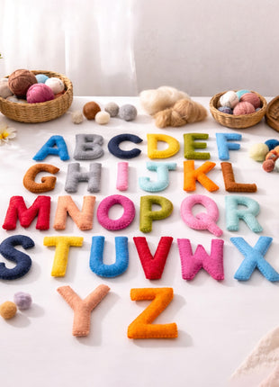 Personalized Felt Name Garland – Custom Baby Name Banner with Soft Felt Letters for Nursery & Baby Shower Decor