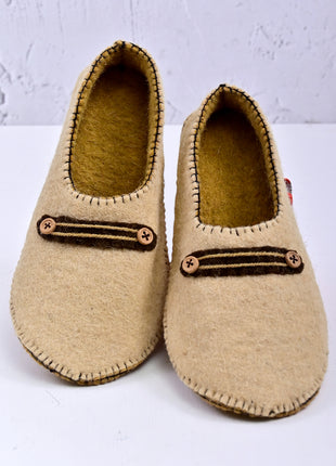 Handmade Natural Wool Felt Slippers – Soft Colorful Felt Sleepers | Cozy Indoor House Shoes | Lightweight & Breathable Footwear (Buy 1 Get 1)