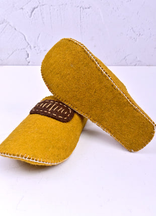 Handmade Natural Wool Felt Slippers – Soft Colorful Felt Sleepers | Cozy Indoor House Shoes | Lightweight & Breathable Footwear (Buy 1 Get1)