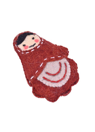 Heritage Wool Felt Matryoshka Hanging Doll