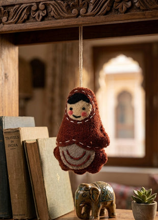 Heritage Wool Felt Matryoshka Hanging Doll