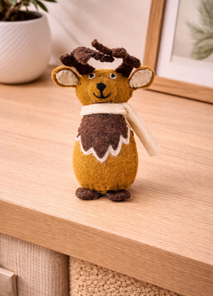 Festive Wool Felt Hanging House Ornament