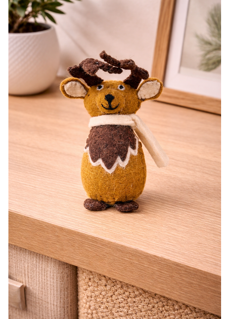 Festive Wool Felt Hanging House Ornament