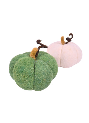 Handcrafted Rustic Wool Felt Pumpkin Decor – Autumn Harvest Set