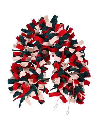 Handcrafted Festive Forest Wool Felt Garland