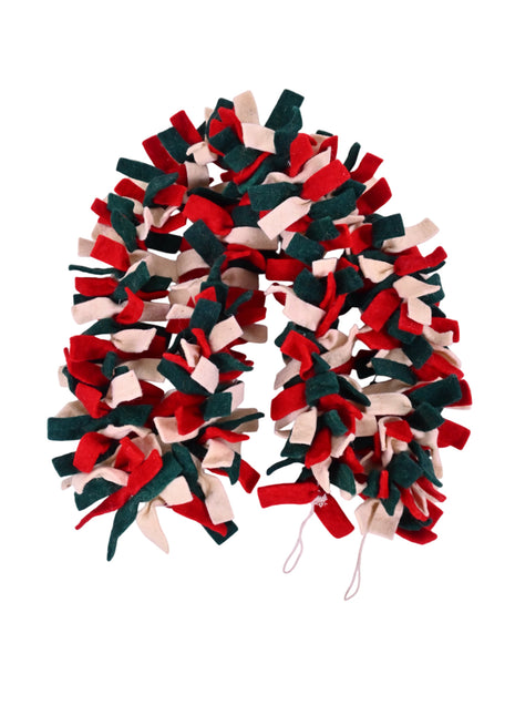 Handcrafted Festive Forest Wool Felt Garland
