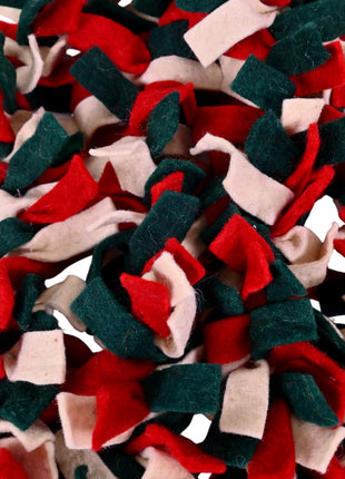 Handcrafted Festive Forest Wool Felt Garland