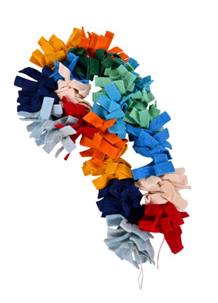Handcrafted Pastoral Sheep & Pom-Pom Wool Felt Garland