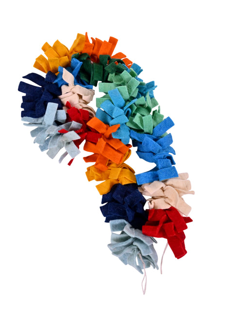 Handcrafted Pastoral Sheep & Pom-Pom Wool Felt Garland