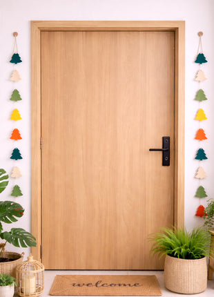 Handcrafted Whimsical Harvest Wool Felt Tree Garland