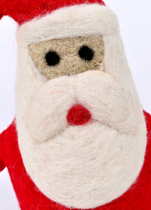 Handmade Wool Felt Santa Claus Christmas Decor