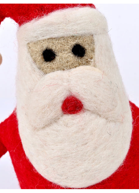 Handmade Wool Felt Santa Claus Christmas Decor