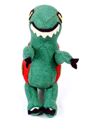 Handmade Wool Felt Dinosaur Toy for Kids