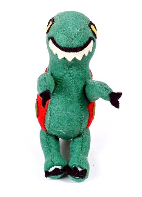 Handmade Wool Felt Dinosaur Toy for Kids