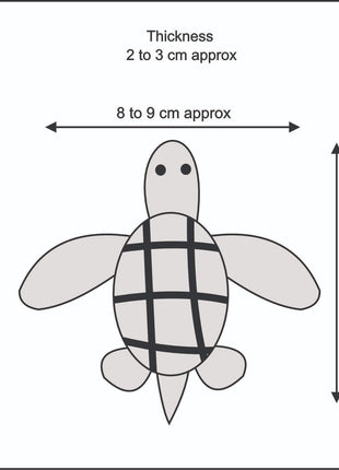 Handmade Wool Felt Sea Turtle Hanging Ornament – Cute Ocean Animal Nursery & Home Decor