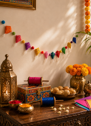Colorful Kite Wool Felt Garland – Handmade Festive Kite Banner