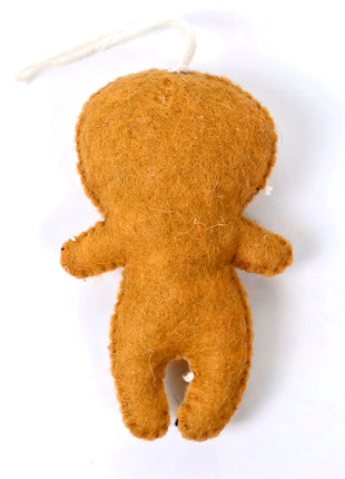 Handmade Wool Felt Voodoo Doll Hanging Ornament – Halloween Spooky Tree & Home Décor