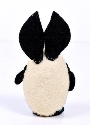 Handmade Wool Felt Bunny Ornament – Cute Rabbit Easter Decoration & Nursery Home Décor