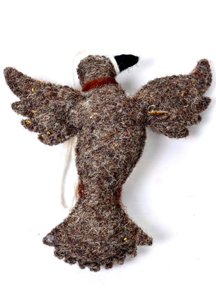 Handmade Wool Felt Flying Bird Hanging Ornament – Nature-Inspired Home & Nursery Decoration